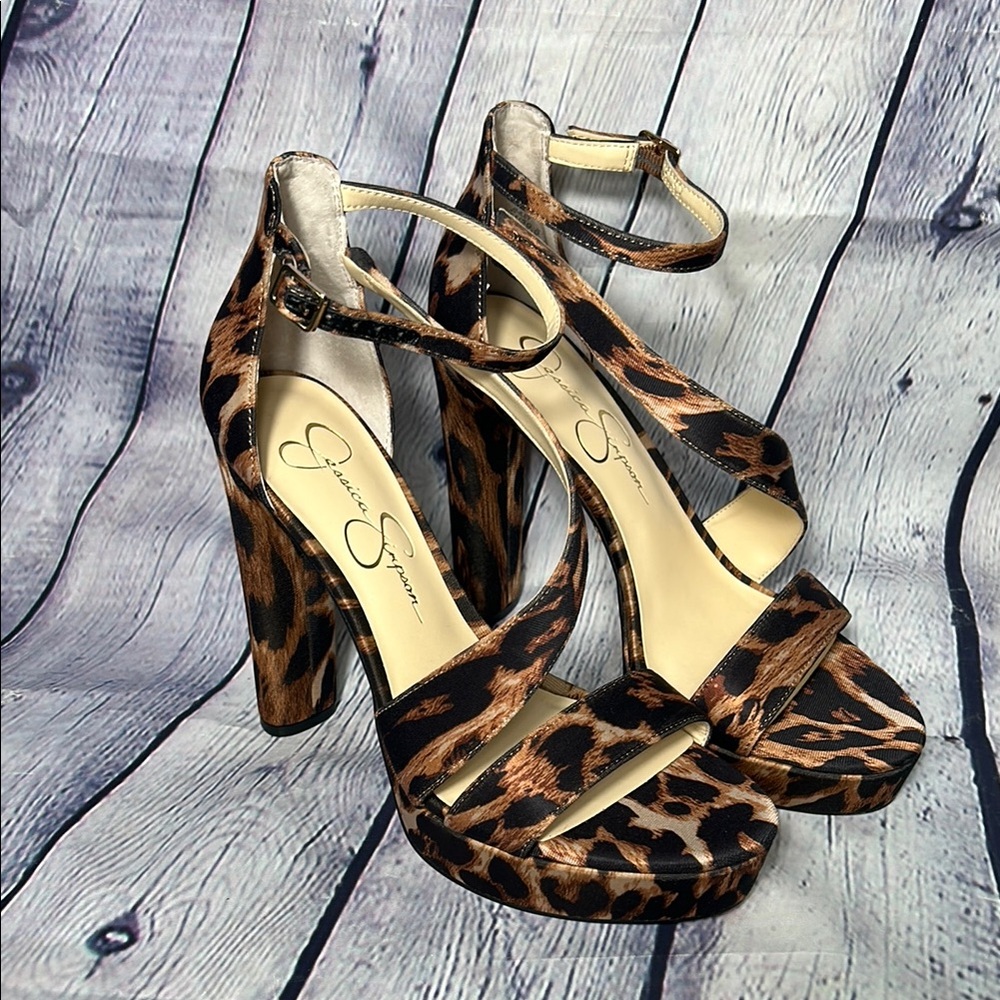 Jessica Simpson Leopard Print Shoes
